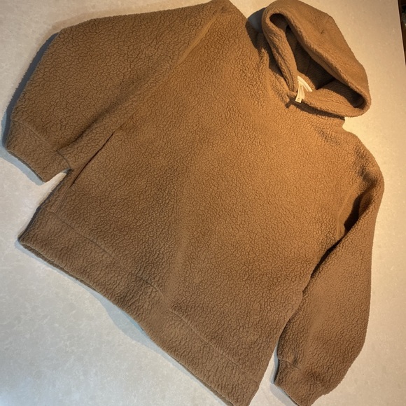 BABATON Lisa' Teddy Fleece Hoodie oversized XS camel ⭐️⭐️⭐️⭐️ - Picture 4 of 15